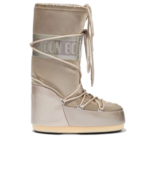 Moon Boot Icon Glance Platinum Satin Boots